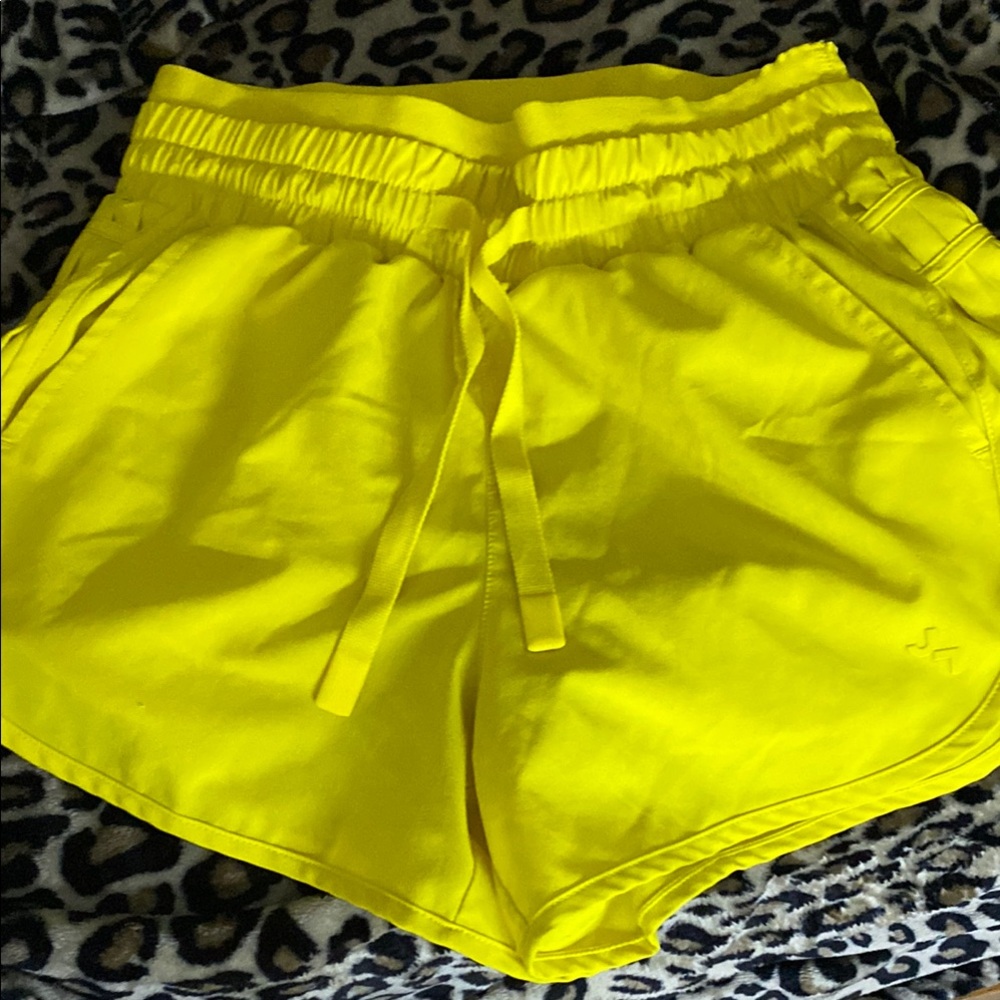 Vibrant Yellow Women's Shorts